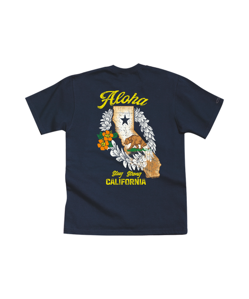 California Strong - Navy Short Sleeve Crewneck T-Shirt